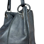 Bottega Veneta Black Cervo Hobo Bag