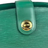 Louis Vuitton Borneo Green Epi Leather Capucines Crossbody Bag
