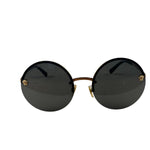Versace Black MOD.2176 Circular Sunglasses