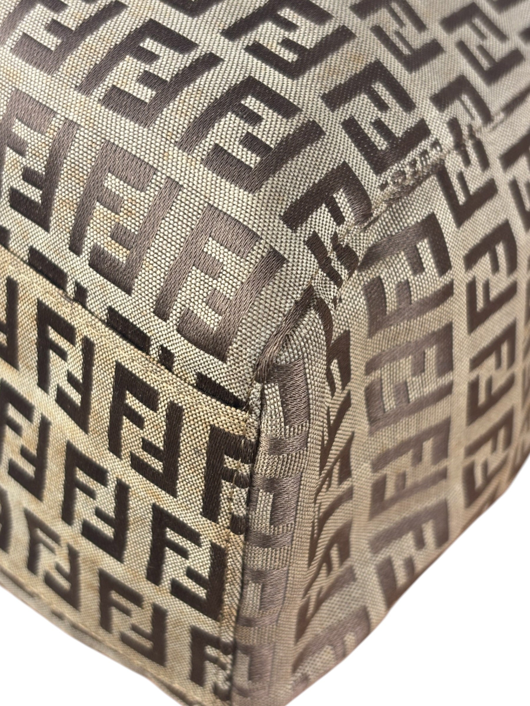 Fendi FF Vintage Canvas Tote Bag