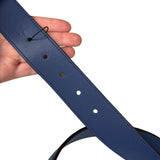 Gucci Navy Monogram GG Belt
