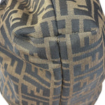 Fendi Vintage Dark Brown Zucca Chef Hobo Bag