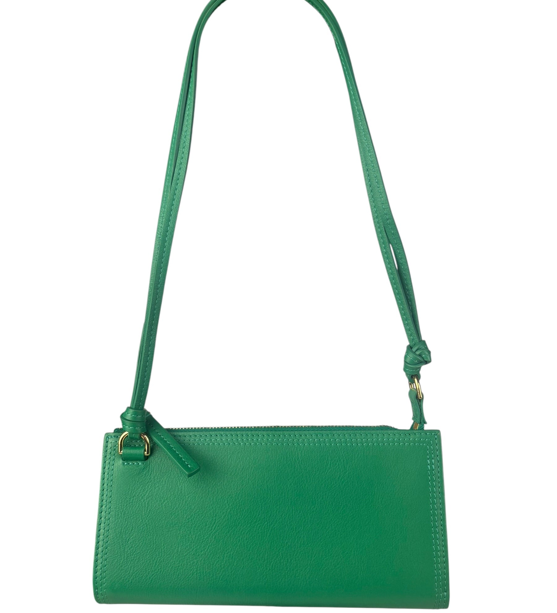 Jacquemus Green Le Pichoto Leather Shoulder Bag