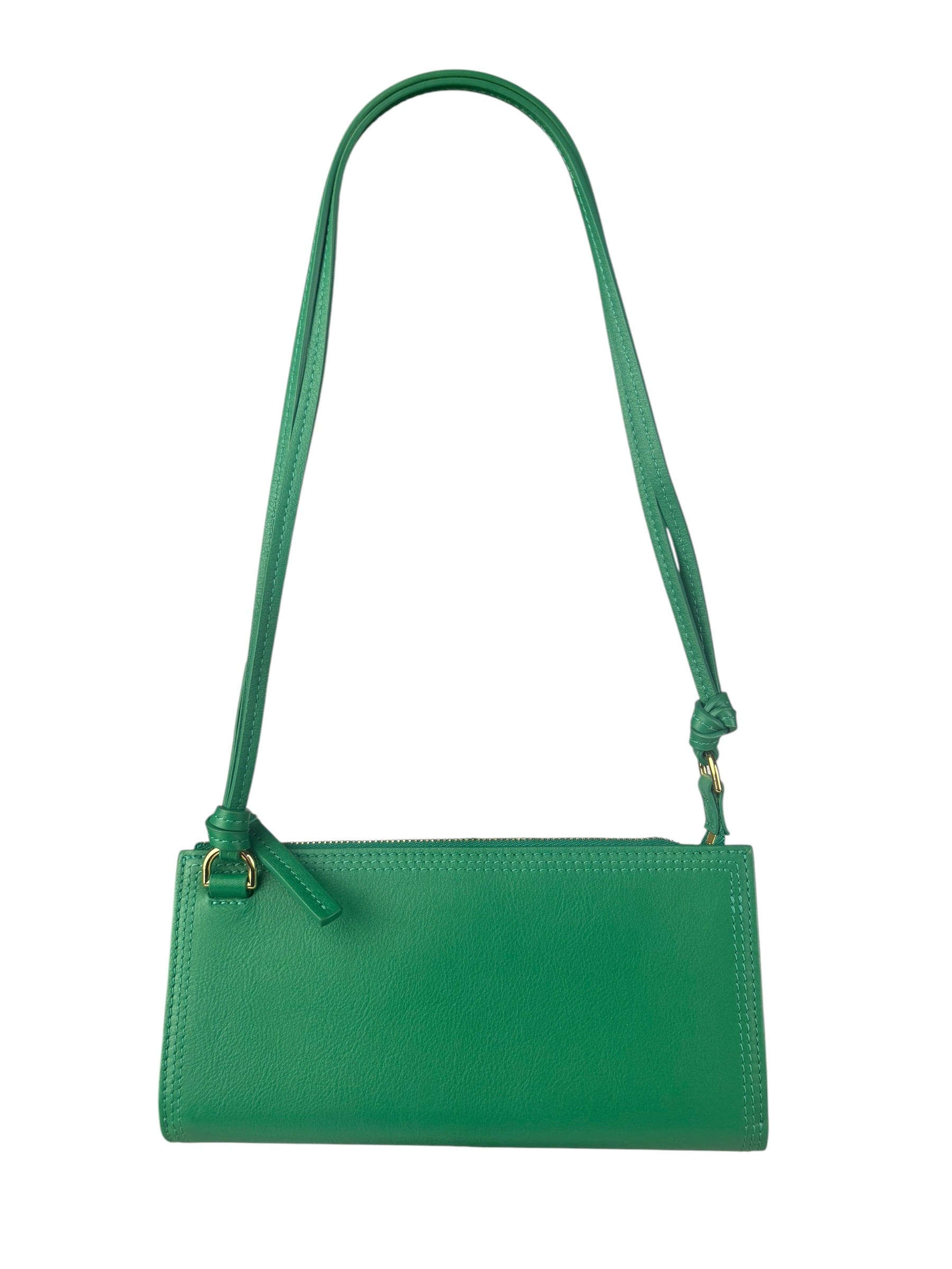 Jacquemus Green Le Pichoto Leather Shoulder Bag