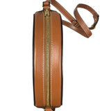 Celine Cuir Triomphe Oval Crossbody Brown
