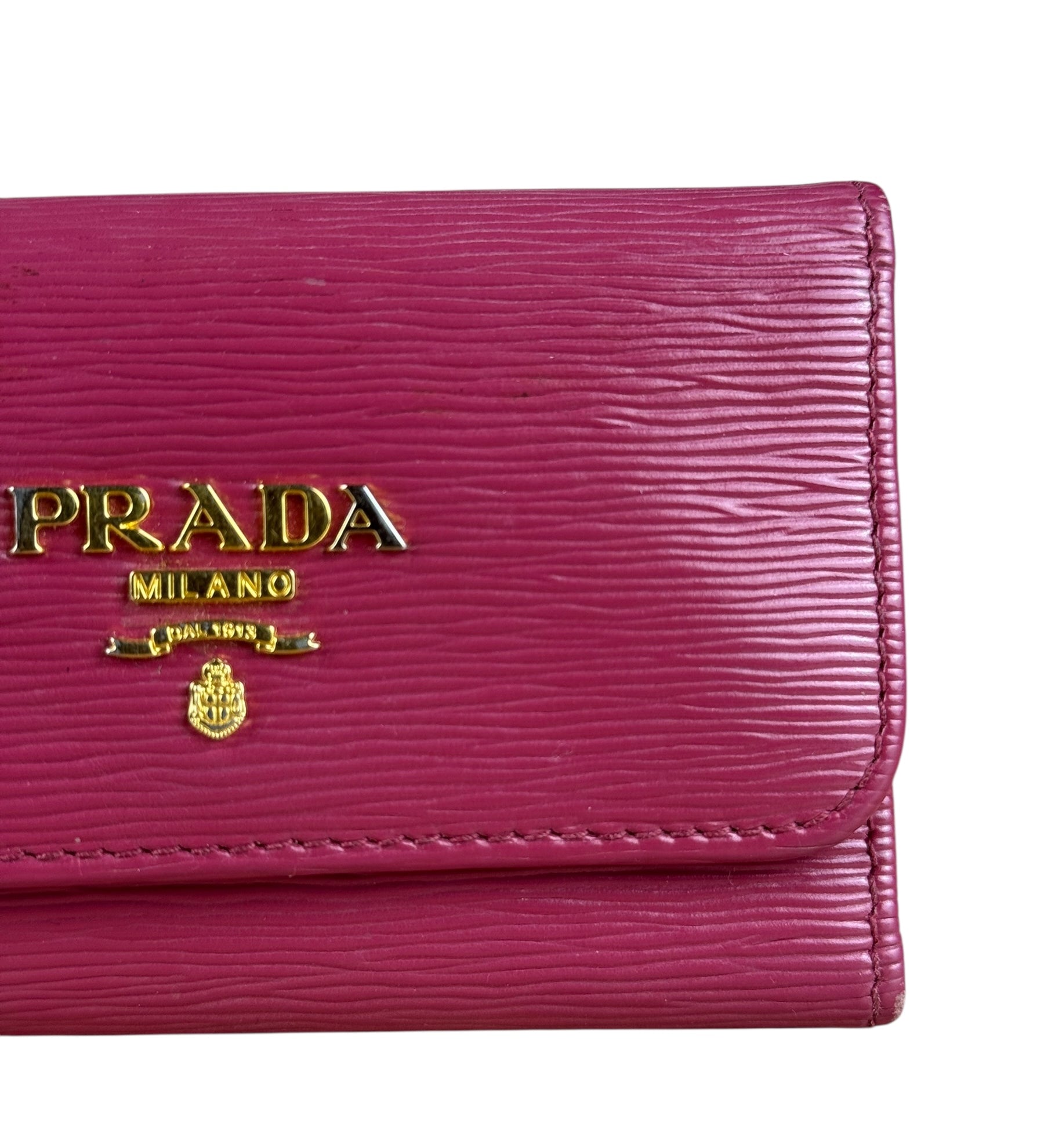 Prada Leather Key Holder