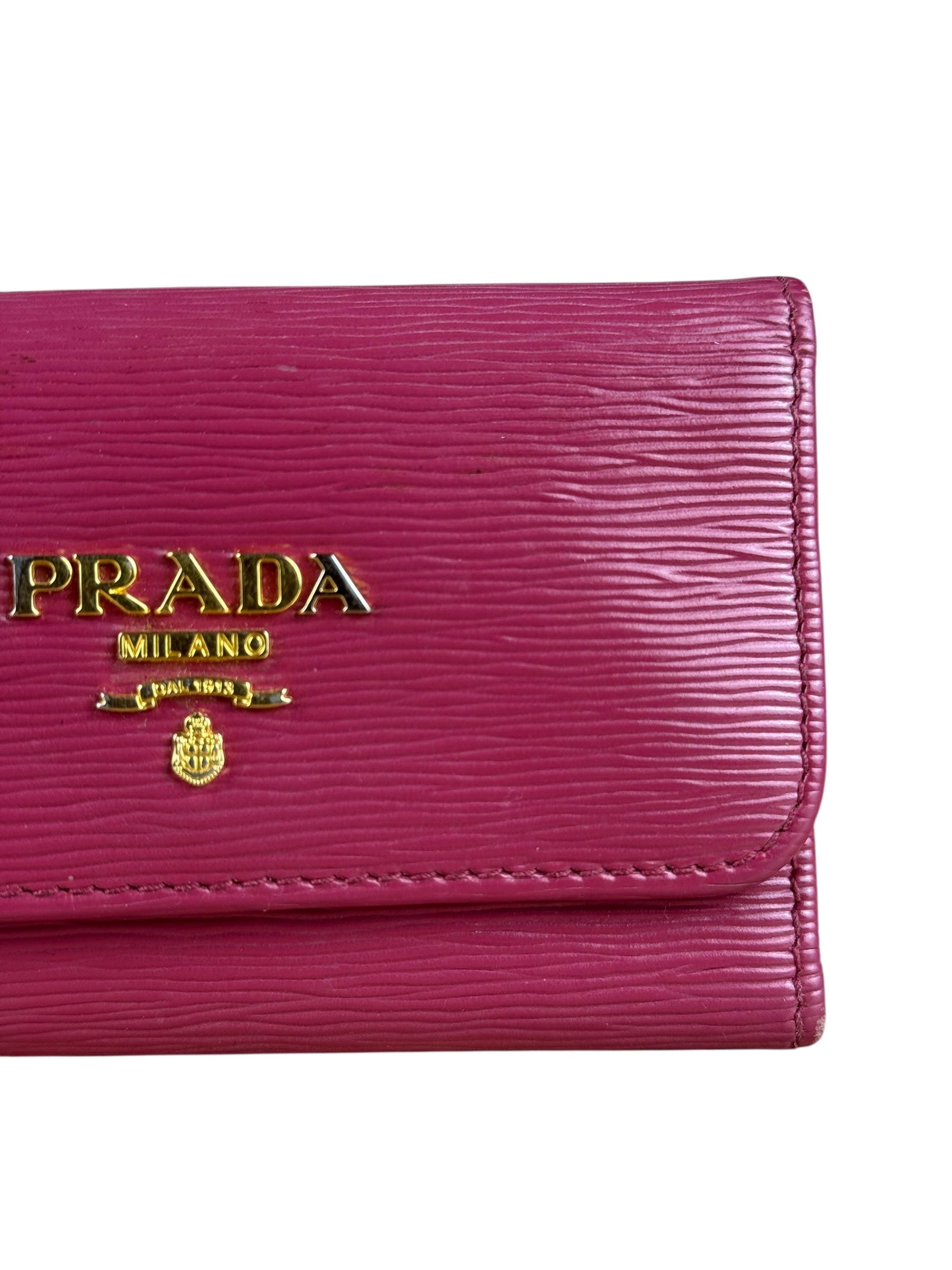 Prada Leather Key Holder