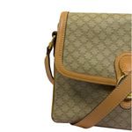 Celine Vintage Macadam Coated Canvas Crossbody Bag