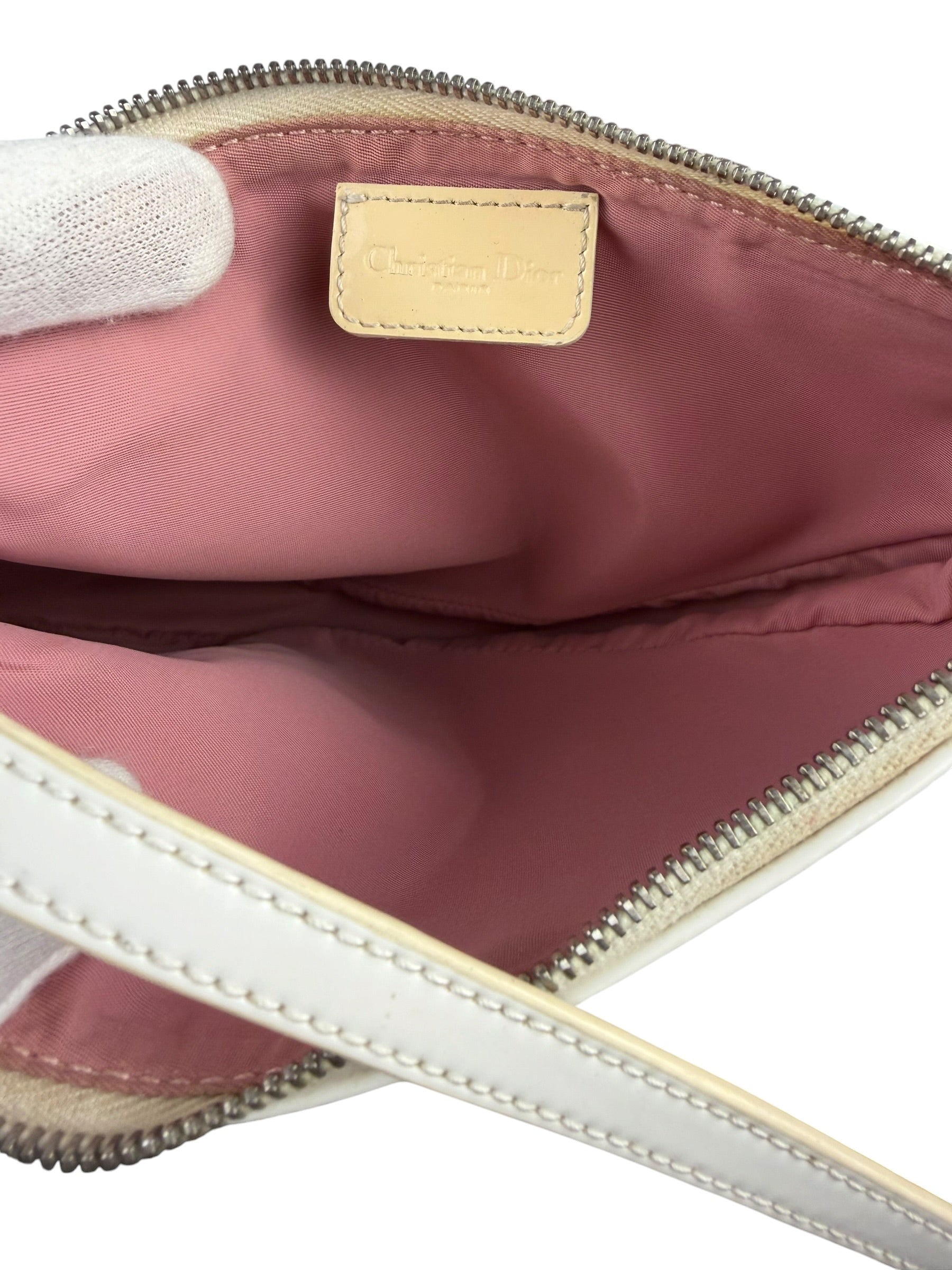 Christian Dior Vintage Monogram Diorissimo Trotter Saddle Pochette