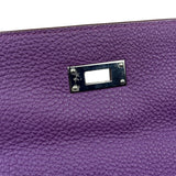 Hermes Kelly 35 Purple Ghillies Swift Togo Leather Handbag 2015
