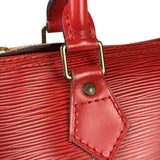 Louis Vuitton Red Epi Leather Speedy 25cm
