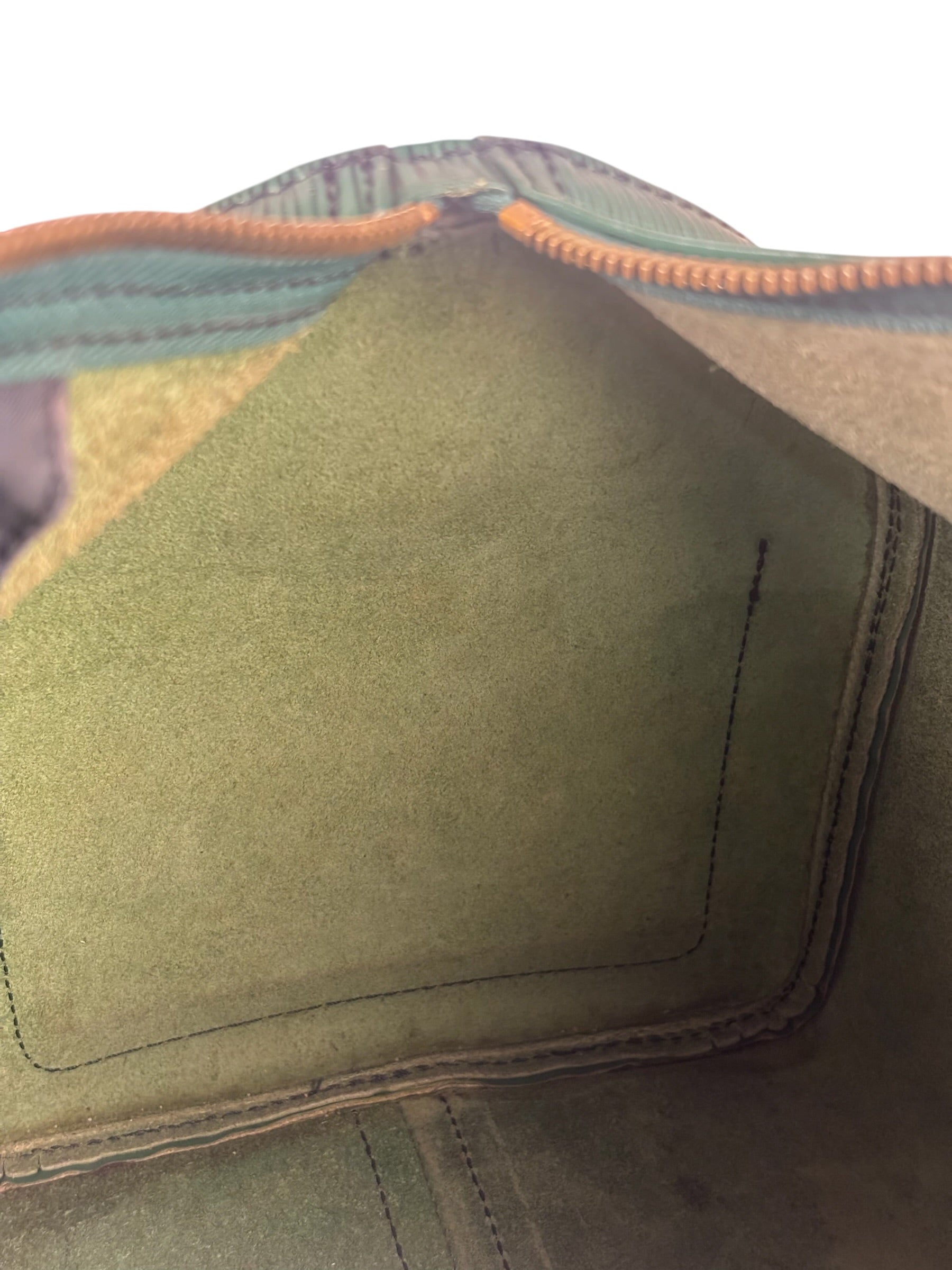 Louis Vuitton Vintage Green Epi Speedy 35