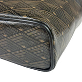 Metier Brown Leather Long Haul Toiletry Bag