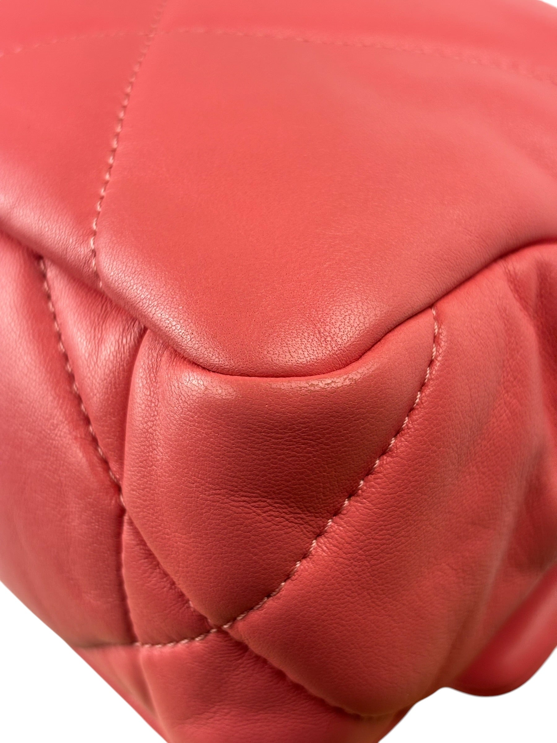 Chanel Pink Quilted Lambskin Flap Bag 2020