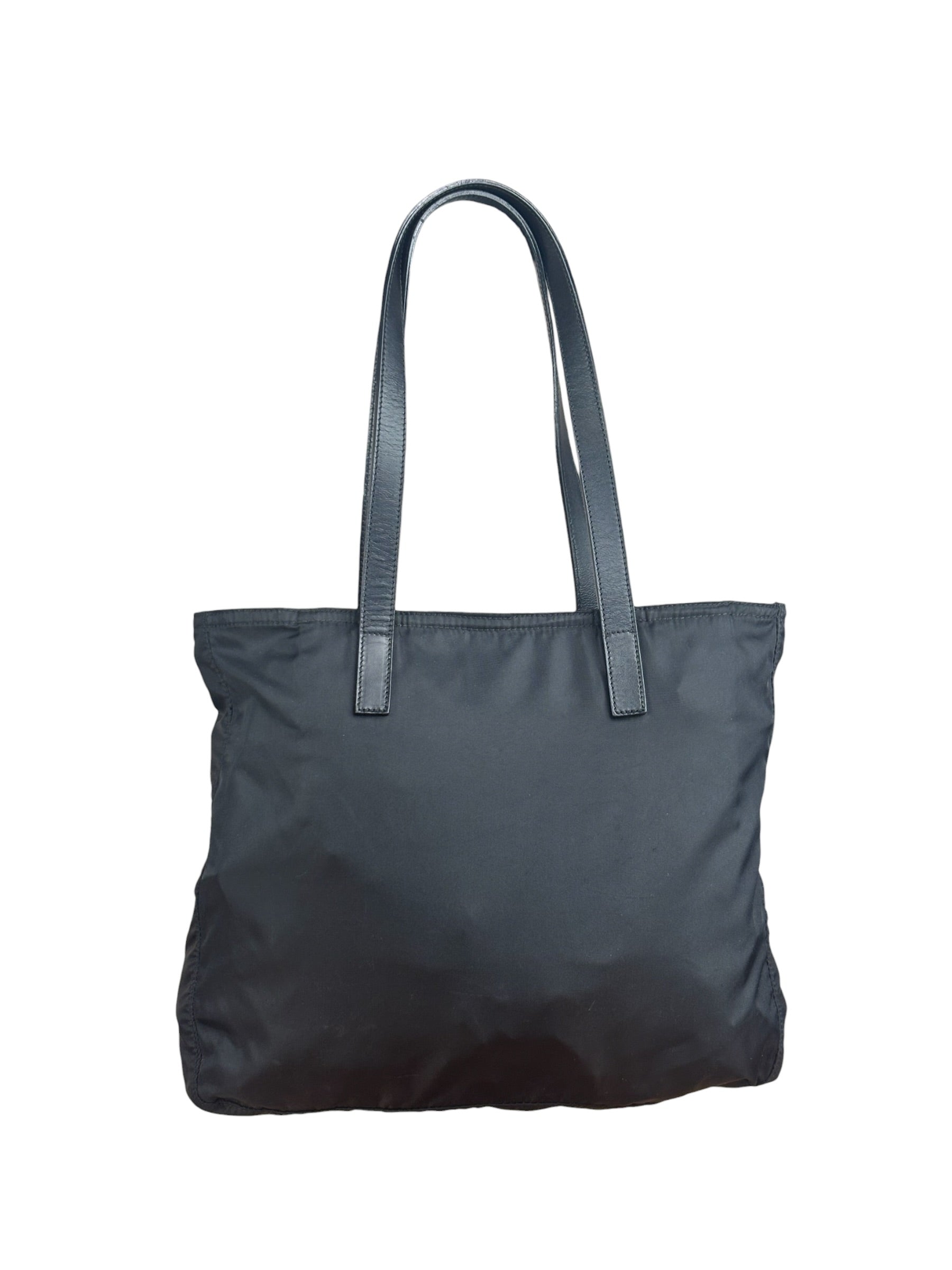 Prada Black Nylon Tote Bag
