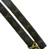 Louis Vuitton Peach/Monogram LV Initiales 30MM Reversible Belt