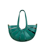 Bottega Veneta Leather Shell Shoulder Bag