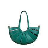 Bottega Veneta Leather Shell Shoulder Bag