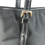 Burberry Vintage Blue Label Nylon Bucket Tote Bag