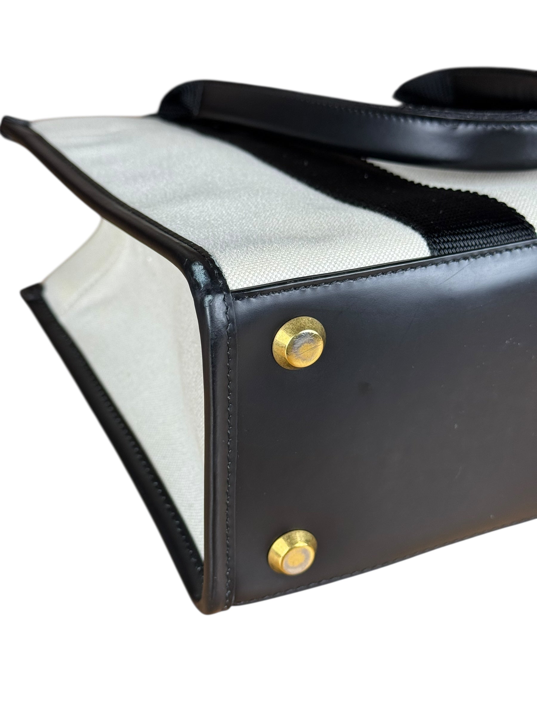 Balenciaga Canvas Black Cabas S Tote Bag