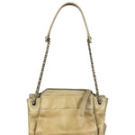 Chanel Warm Beige Leather LAX Accordion Shoulder Bag 2003