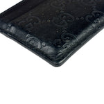 Gucci Black Leather GG Card Holder