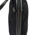 Bottega Veneta Black Suede/Leather Trim Crossbody Bag