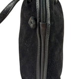 Bottega Veneta Black Suede/Leather Trim Crossbody Bag