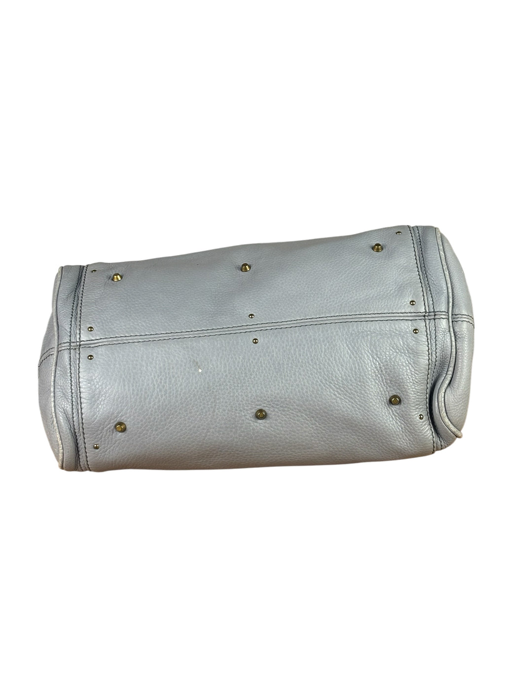 Chloe Grey Leather Paddington Handbag