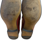 Gucci HA HA HA Red Leather Loafers