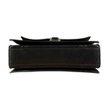 Balenciaga Crush Sling Shoulder Bag Black Leather