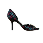 Gucci Vintage Horsebit Open Toe Pumps
