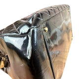 Chanel Black Patent Quilted Leather Timeless Shopping Tote Bag 2002