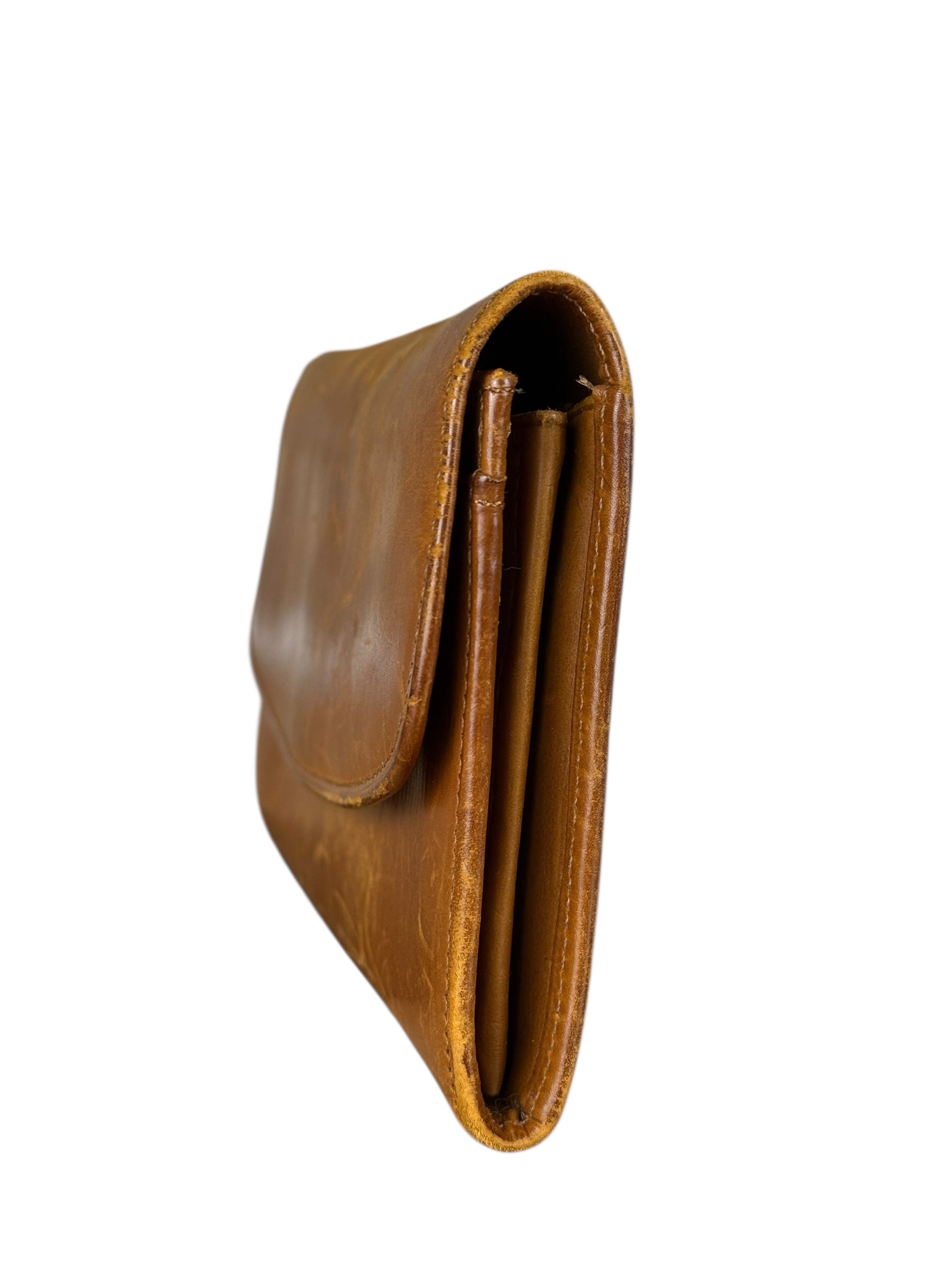 Coach Vintage Brown Leather Long Wallet