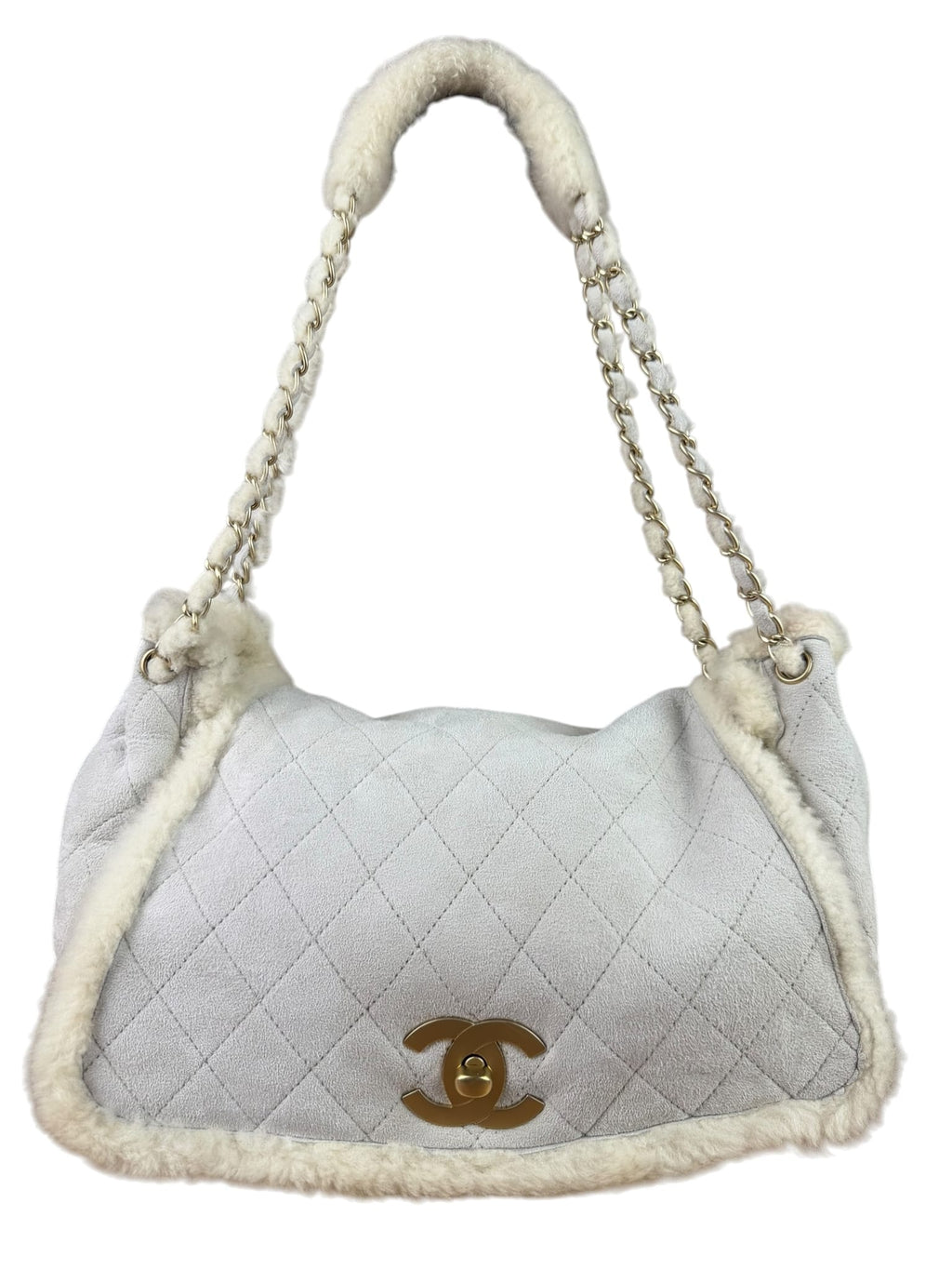 Chanel Shearling Accordion Flap Bag 2004