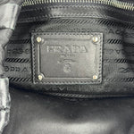 Prada Black Tessuto Nylon/Leather Waves Shoulder Bag