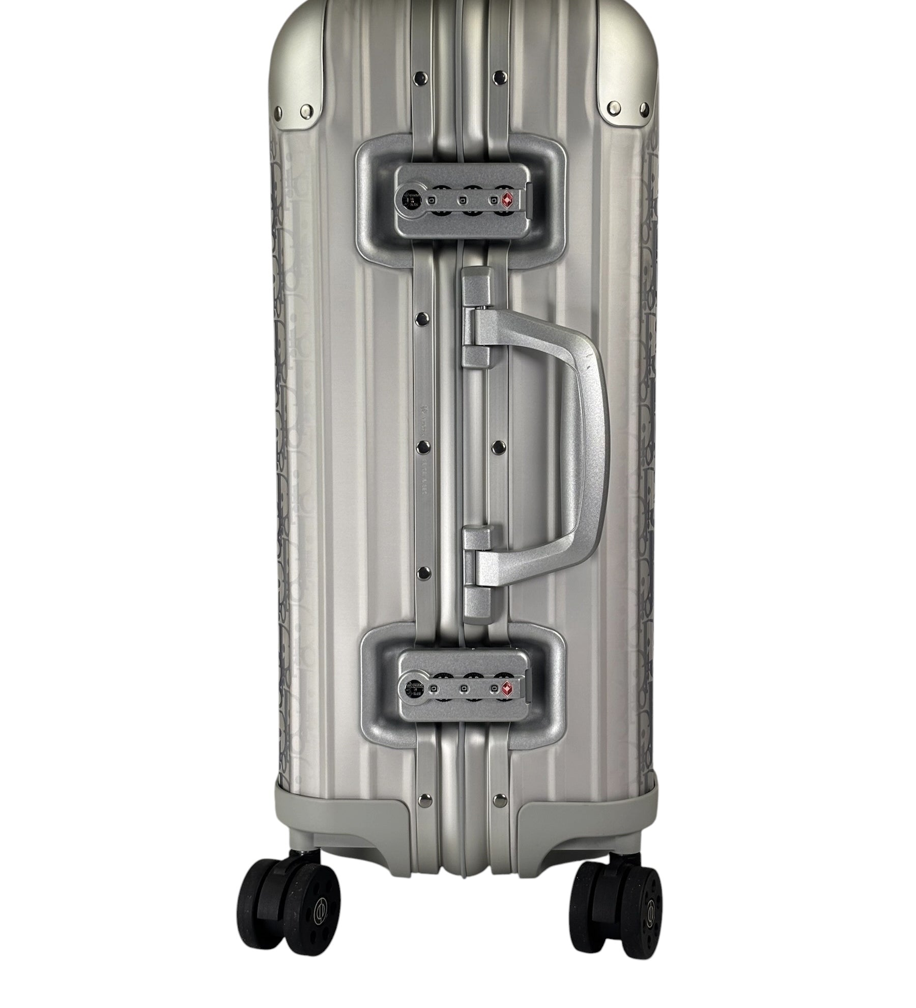 Christian Dior Blue/Silver Trotter Rimowa Suitcase