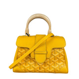 Goyard Mini Goyardine Soft Saigon Top Handle Bag Yellow