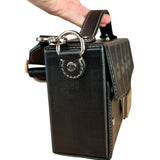 Fendi Soft Trunk Baguette Black