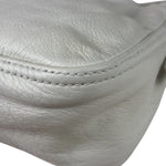 Fendi White Leather Baguette