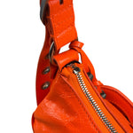 Balenciaga Orange Leather XS Le Cagole Shoulder Bag