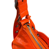Balenciaga Orange Leather XS Le Cagole Shoulder Bag
