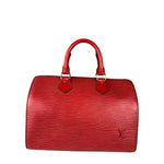 Louis Vuitton Castillian Red Epi Leather Speedy Mini Handbag