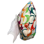 Coach Multicolor Leather Trim Scribble Hobo Bag
