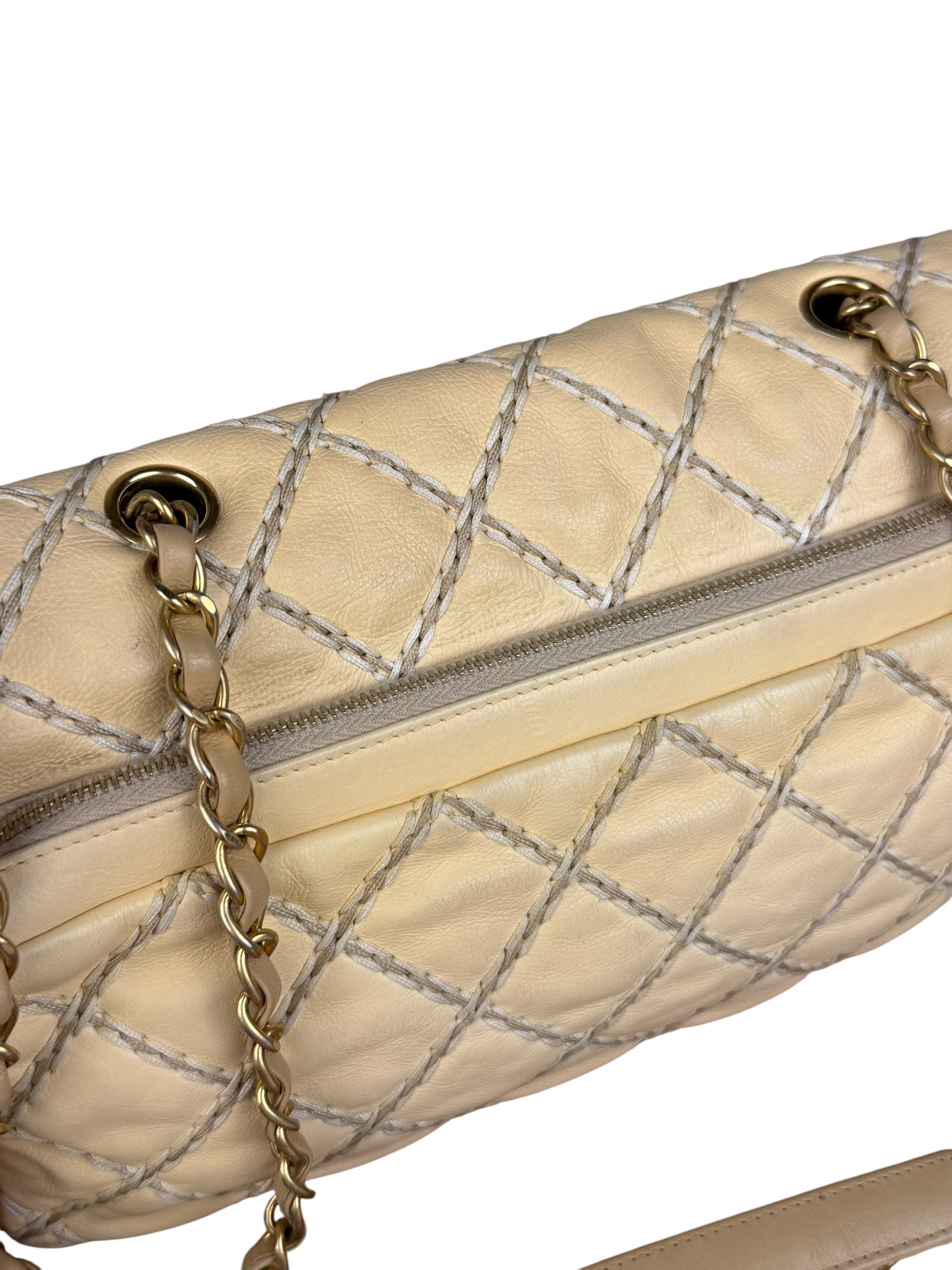Chanel Beige Ultimate Stitch Flap 2014