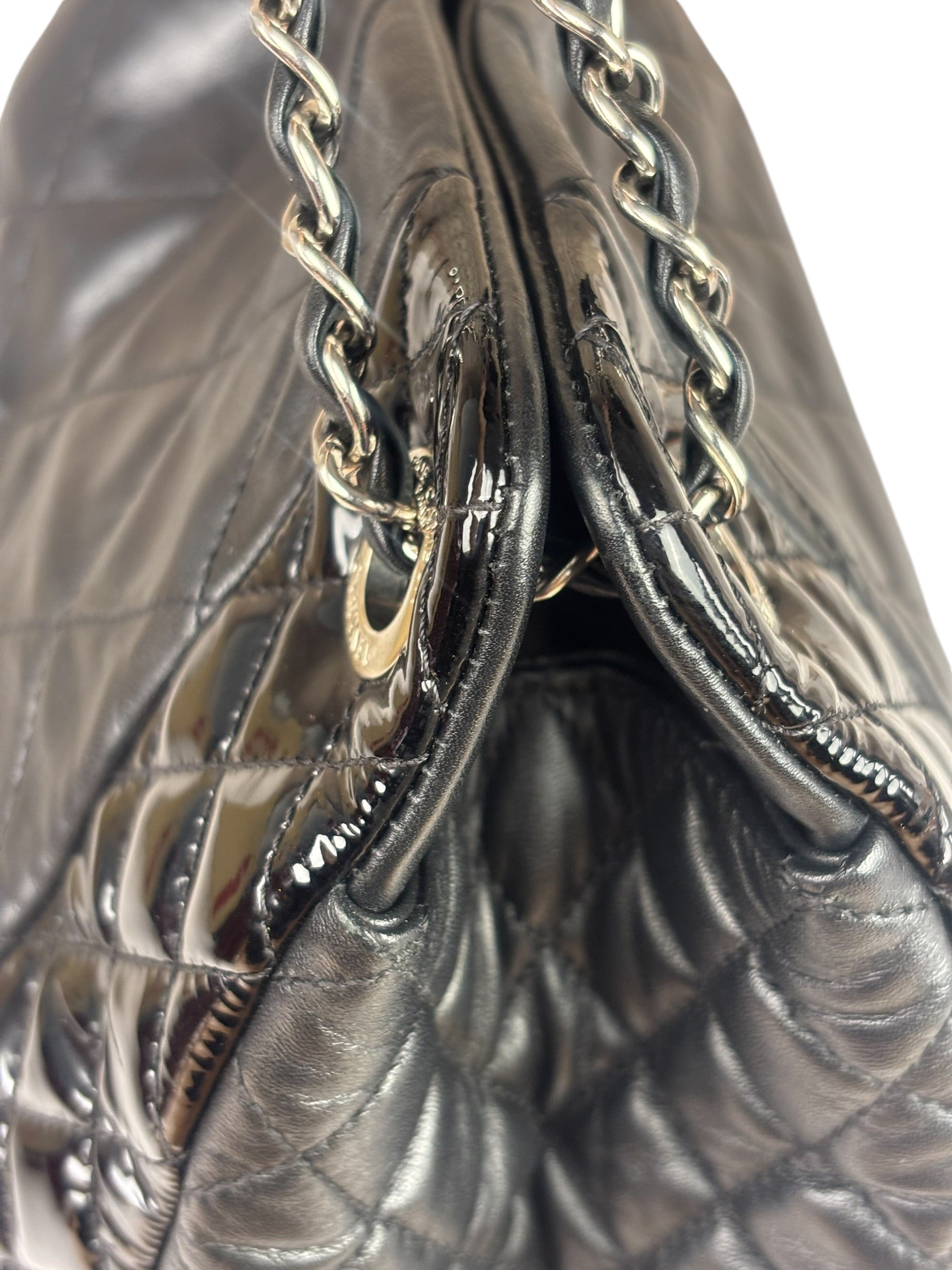 Chanel Black Quilted Leather Tote Bag 2014