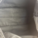 Prada Black Saffiano Leather Strap Tessuto Nylon Tote Bag