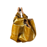 Loewe Metallic Gold Nappa Aire Handbag