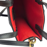 Givenchy Black Leather Trim Mini Logo Printed Tote