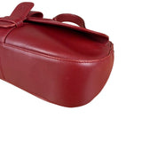 Loewe Vintage Red Leather Shoulder Bag
